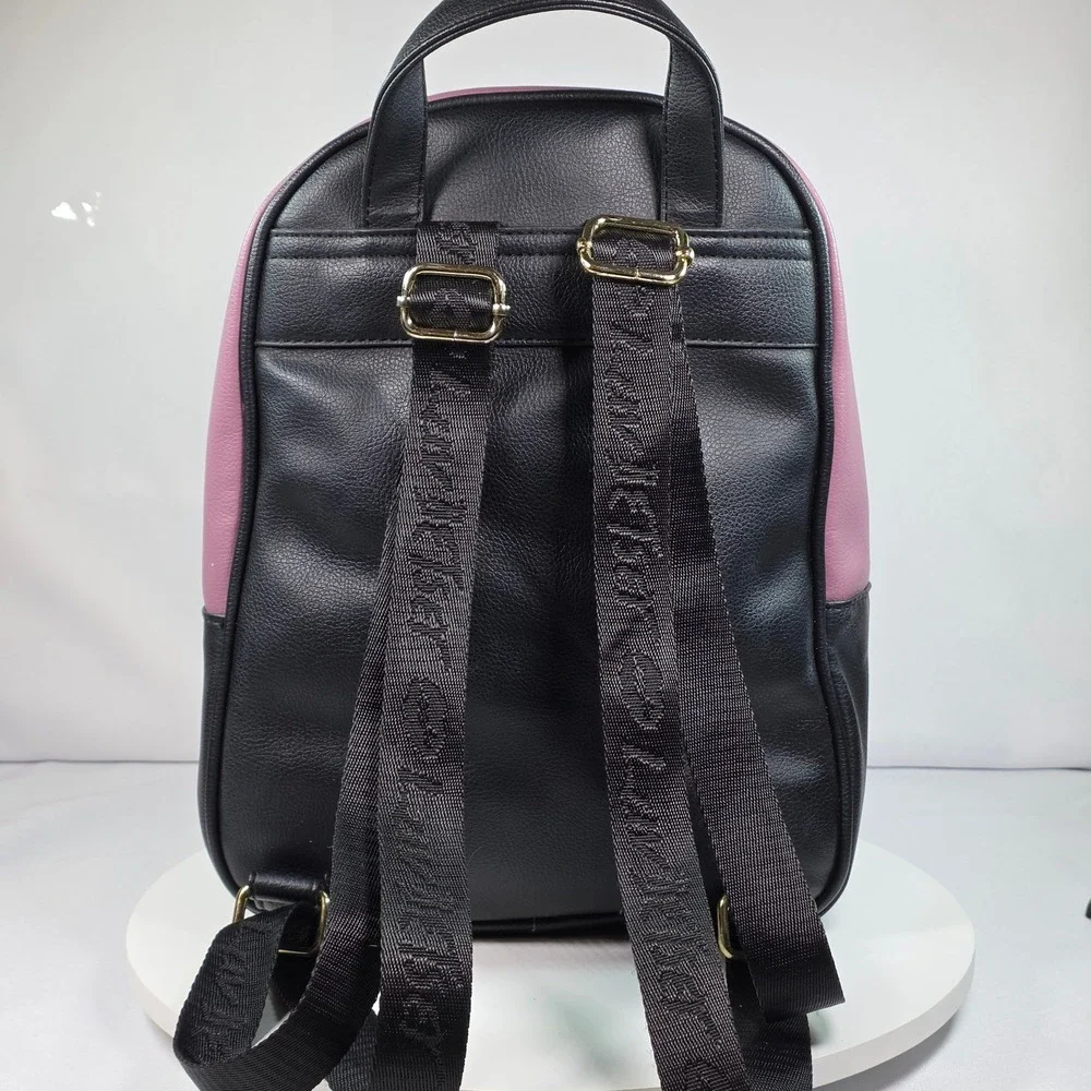Luv Betsey Johnson French Bulldog‎ Mini Backpack Black White Pink Puppy Dog Bag